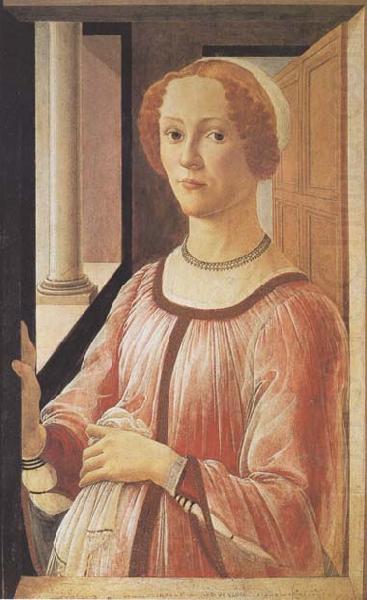 Sandro Botticelli Portrait of Smeralda Brandini oil painting picture